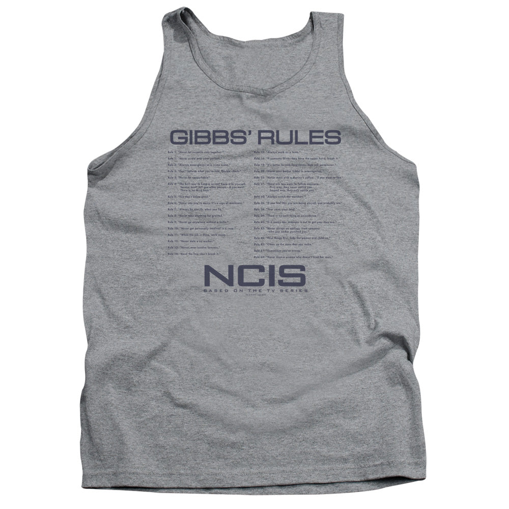 NCIS Gibbs Rules Tank Top