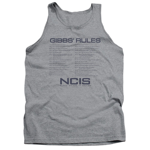 NCIS Gibbs Rules Tank Top