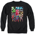 Justice League Justice League Panels Crewneck Sweatshirt