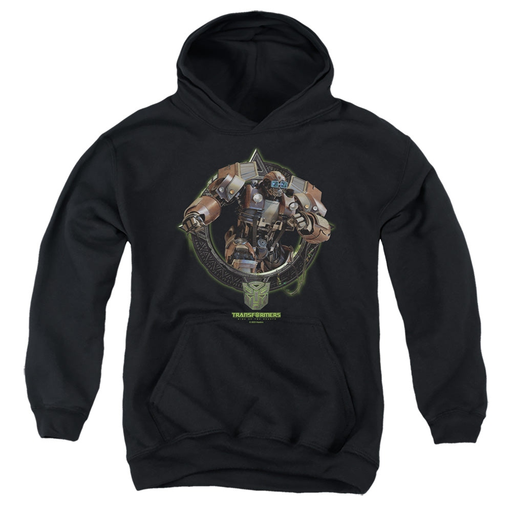 Transformers Wheeljack Circle Frame Youth Hoodie