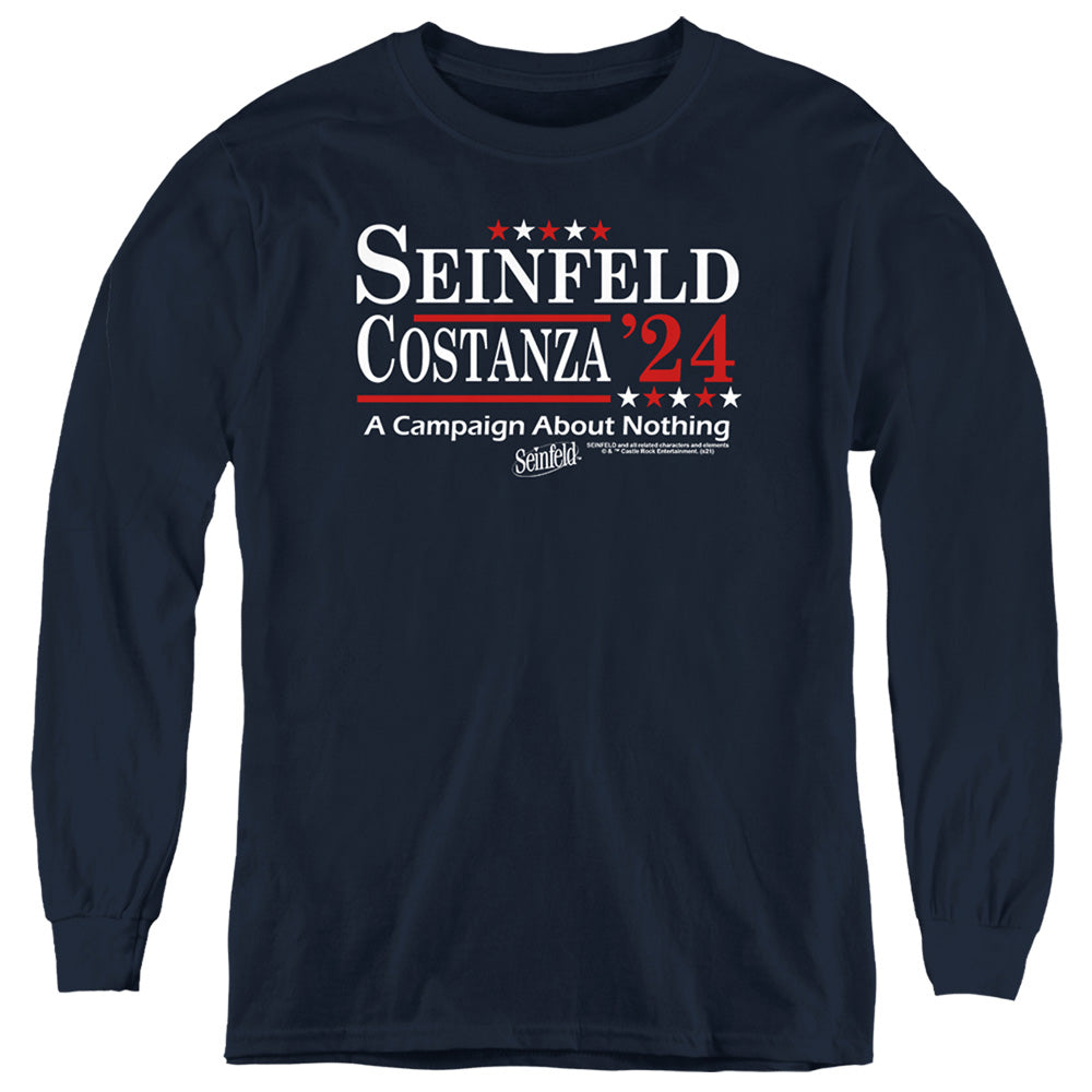 Seinfeld Campaign About Nothing Youth Long Sleeve T-Shirt