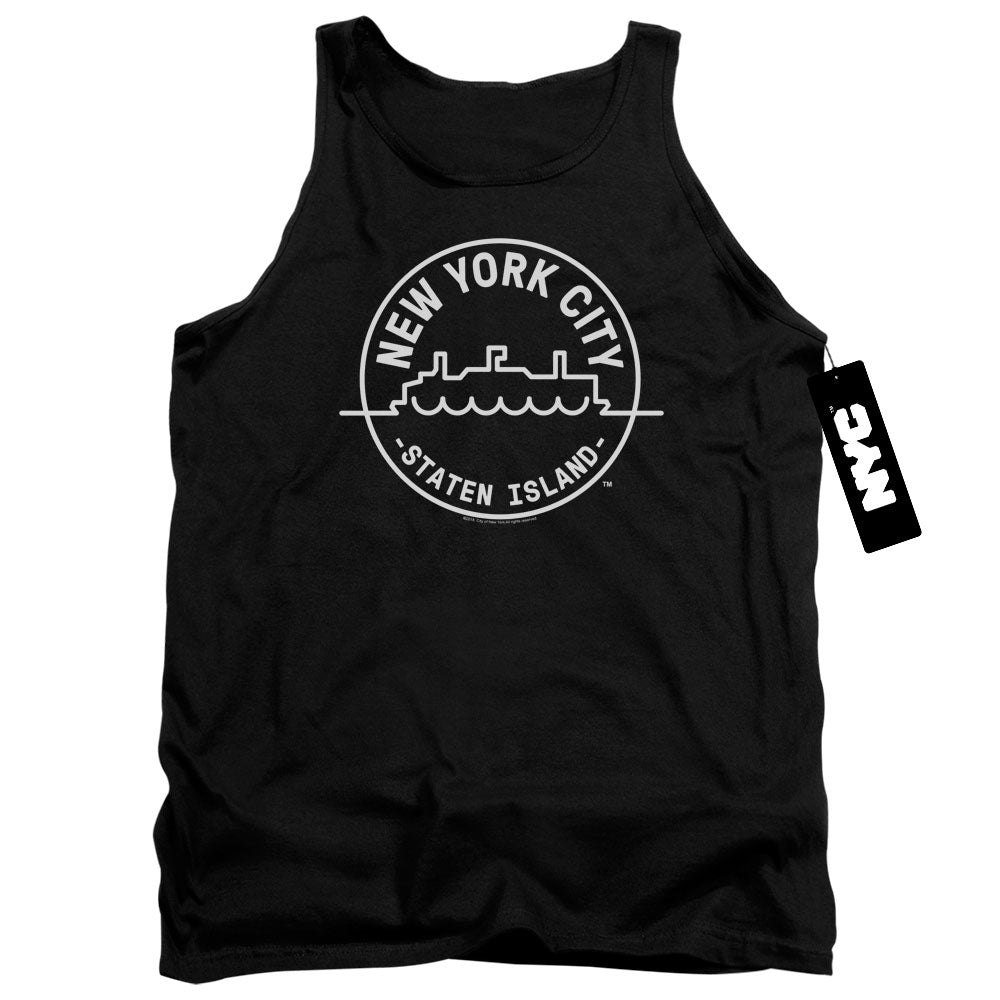 New York City Staten Island Badge Tank Top
