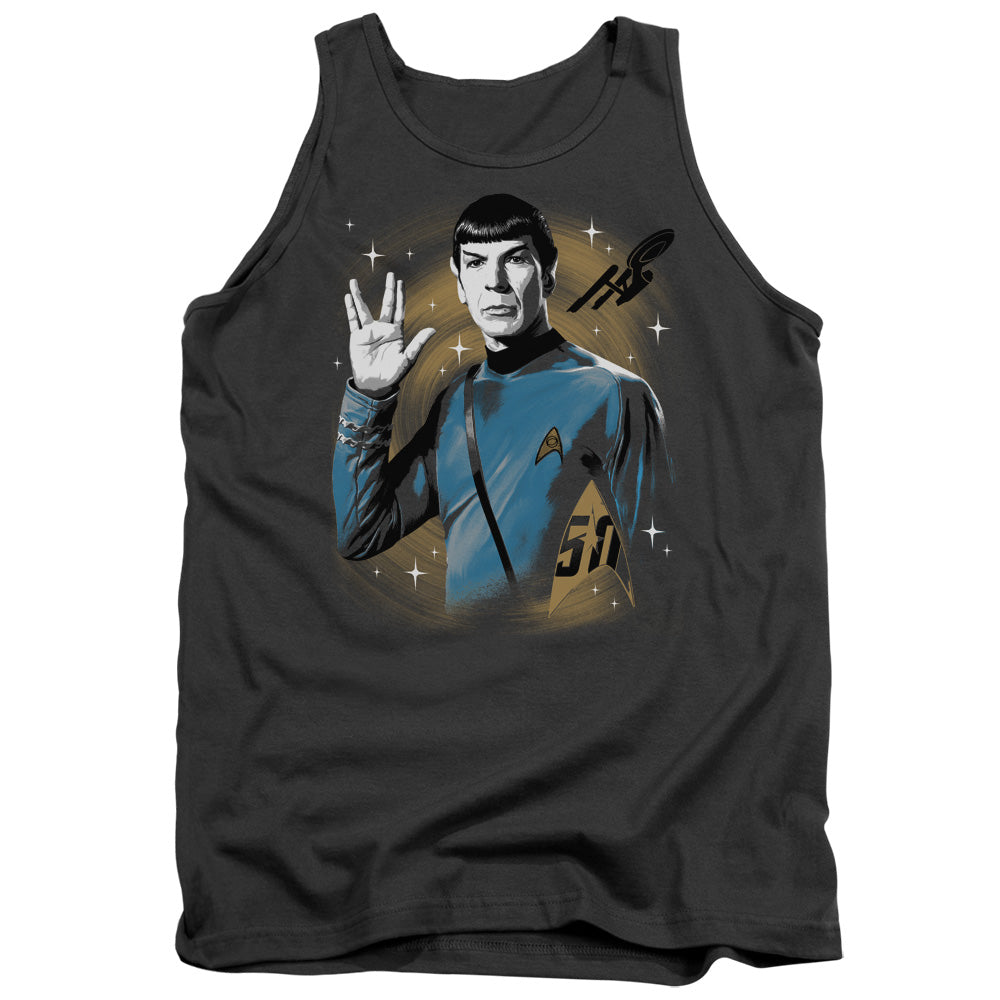 Star Trek Spock Live Long 50th Tank Top