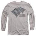 Game of Thrones Startk Winter Is Coming On Gray Long Sleeve T-Shirt