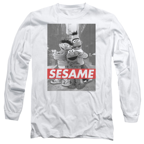 Sesame Street Photo Poster Long Sleeve T-Shirt