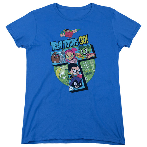 Teen Titans Go! T Logo Womens T-Shirt