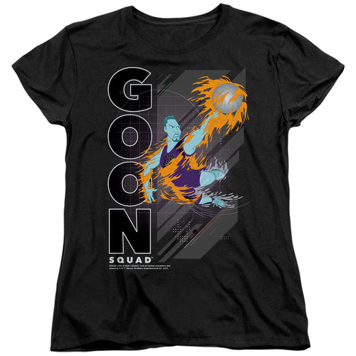 Space Jam Wet Fire Womens T-Shirt