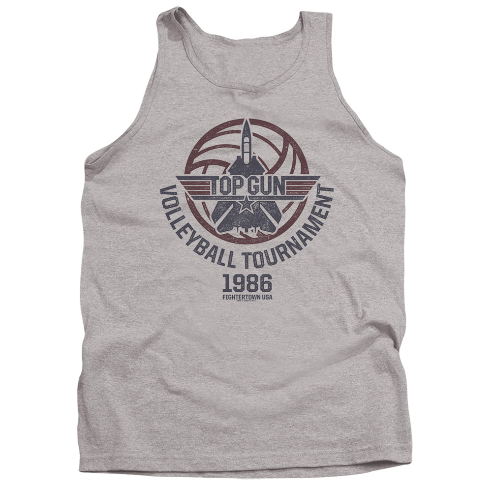 Top Gun Volleyball Tournament Grey Tank Top