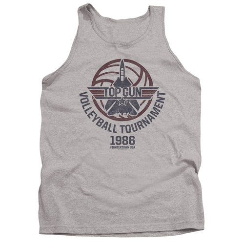 Top Gun Volleyball Tournament Grey Tank Top