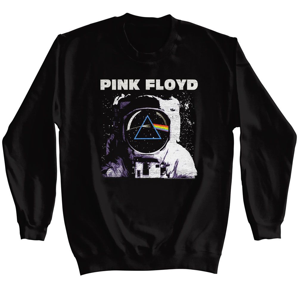 Black Pink Floyd sweatshirt featuring Pink Floyd Moon design