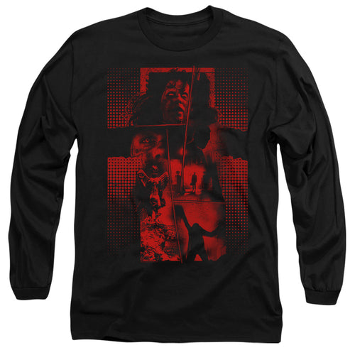 The Exorcist Red Collage Long Sleeve T-Shirt
