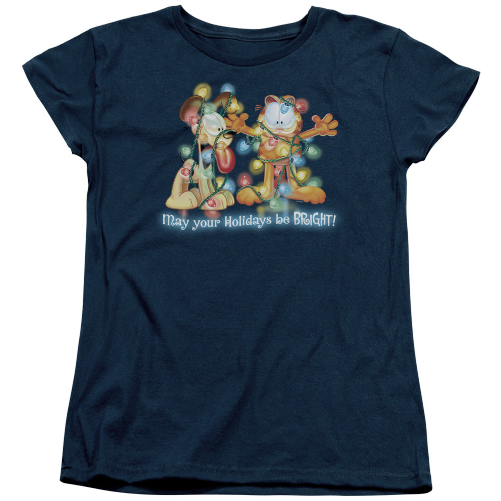Garfield Bright Holidays Womens T-Shirt