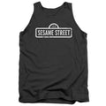 Sesame Street One Color Logo Tank Top