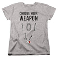Clue Choose Your Weapon Womens T-Shirt