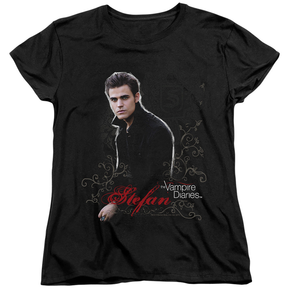 The Vampire Diaries Stefan Signature Womens T-Shirt