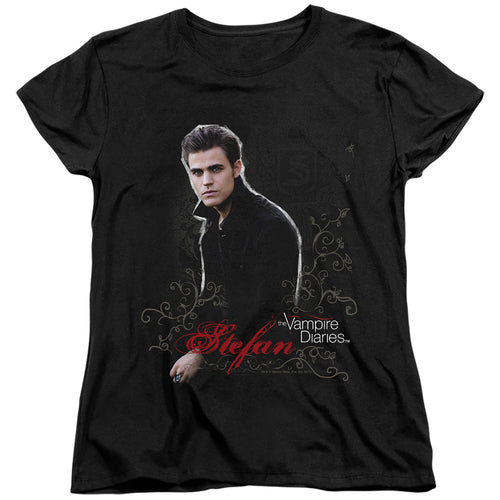 The Vampire Diaries Stefan Signature Womens T-Shirt