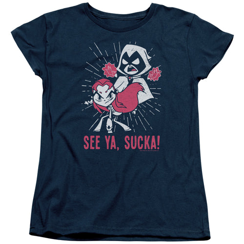 Teen Titans Go! Suckas Womens T-Shirt