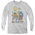 Sesame Street Colorful Group Youth Long Sleeve T-Shirt