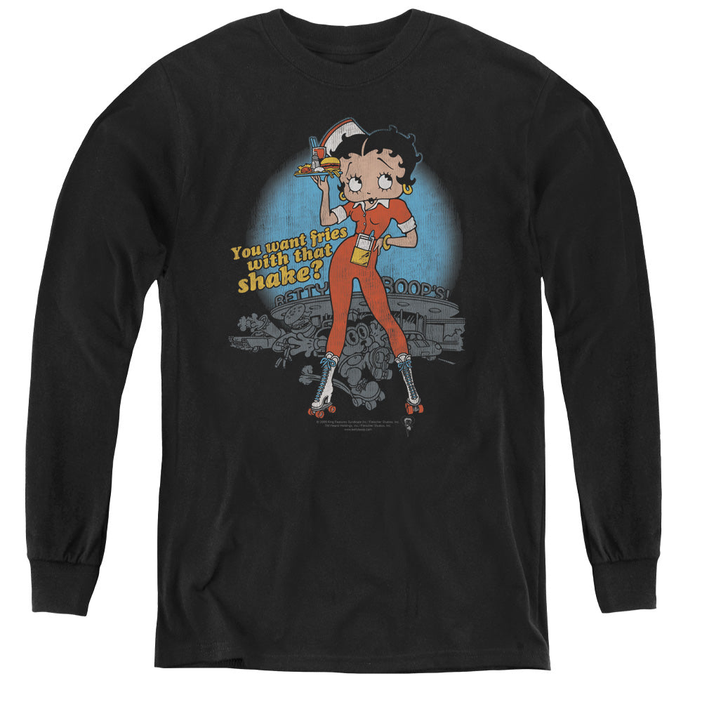 Betty Boop Fries with That Youth Long Sleeve T-Shirt