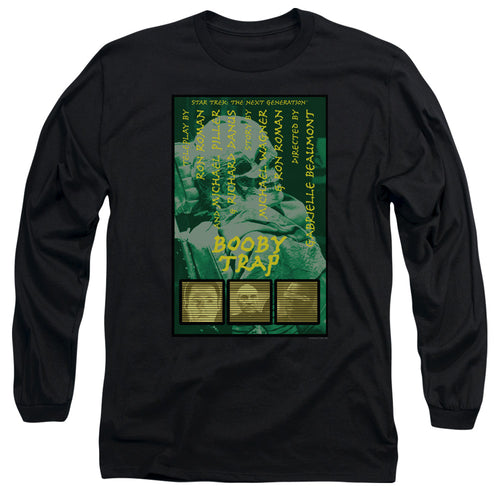 Star Trek Booby Trap Black Long Sleeve T-Shirt