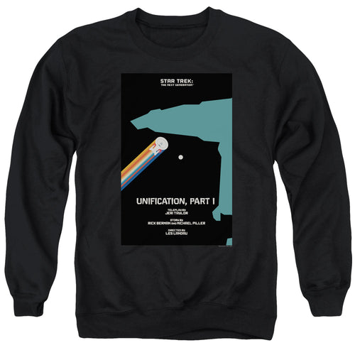 Star Trek Unification Part I Black Crewneck Sweatshirt
