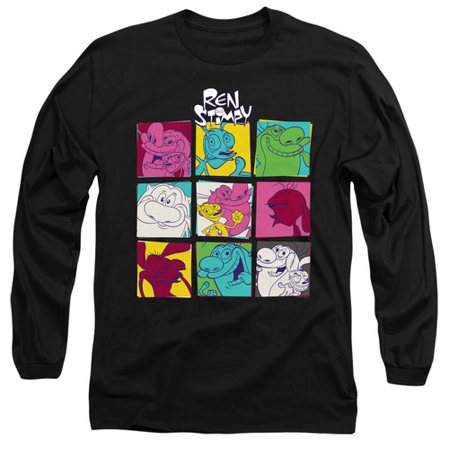 Ren and Stimpy Warhol Long Sleeve T-Shirt