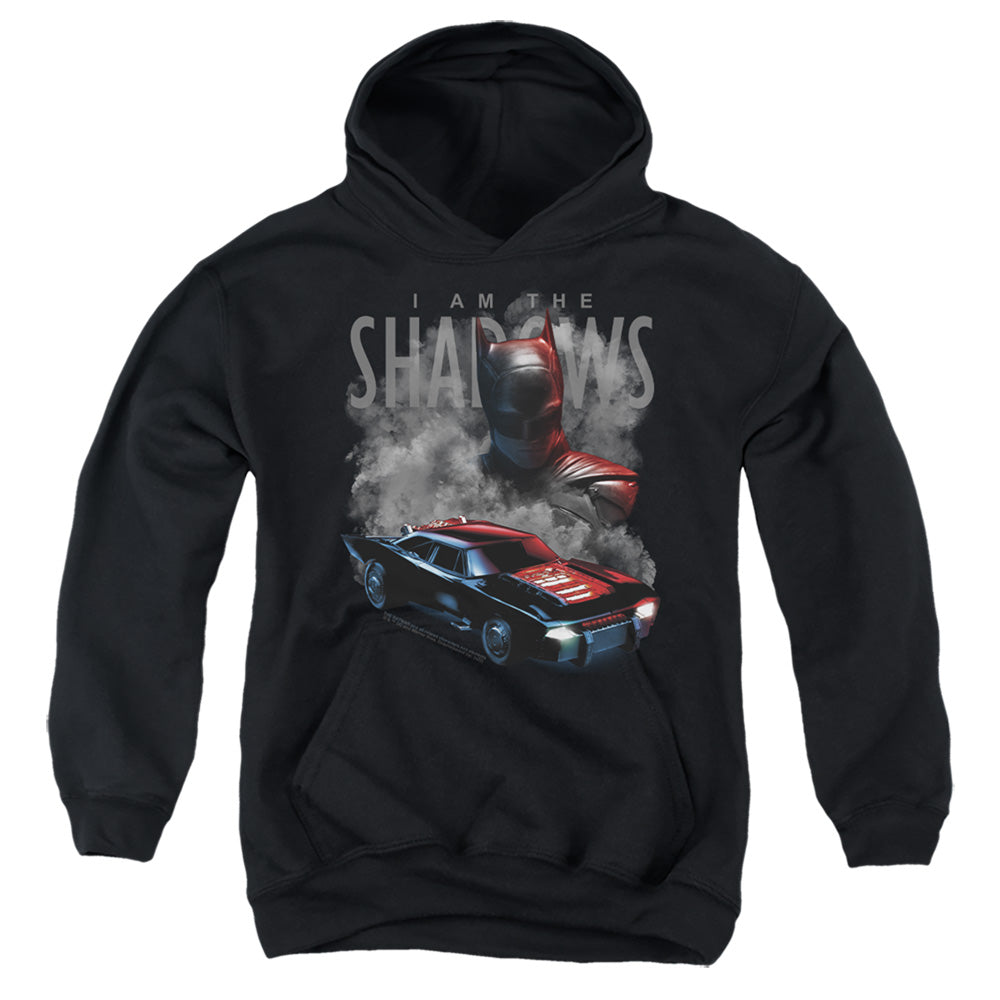 The Batman Batman and Batmobile Youth Hoodie