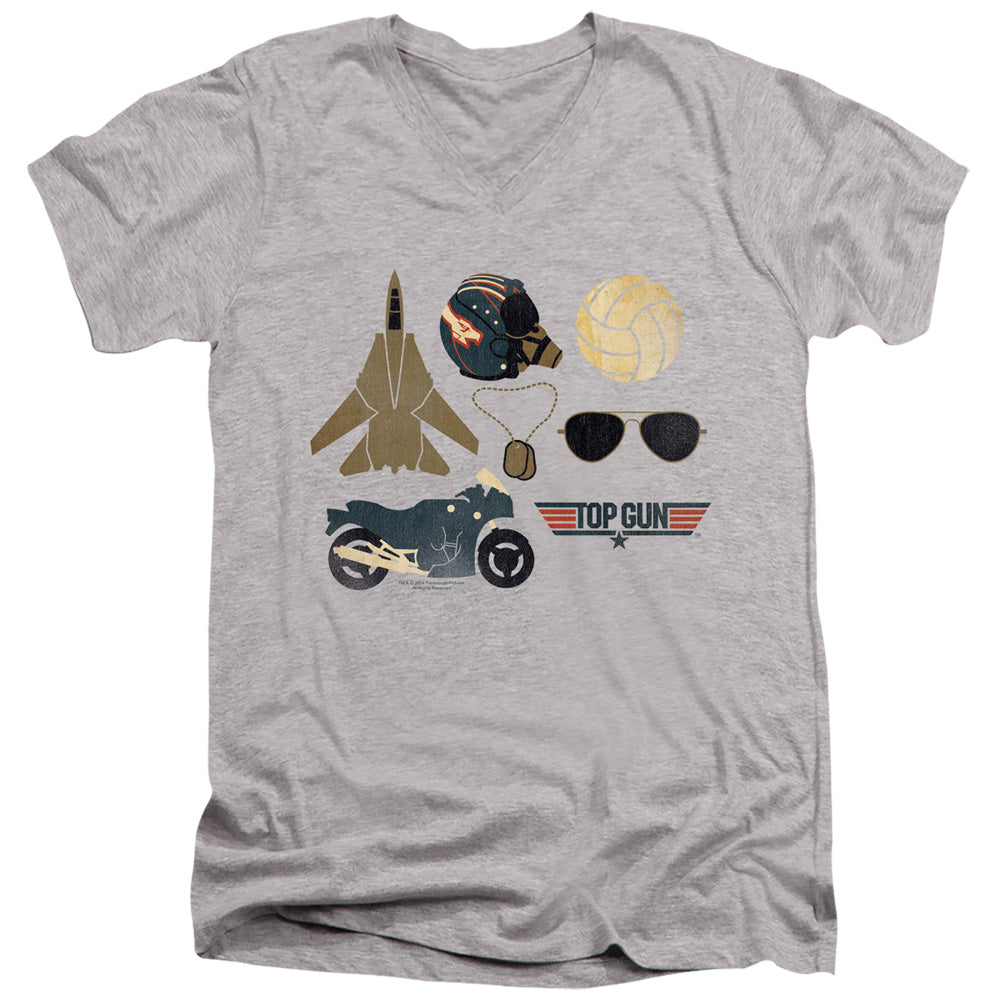 Top Gun Flight Gear V-Neck T-Shirt