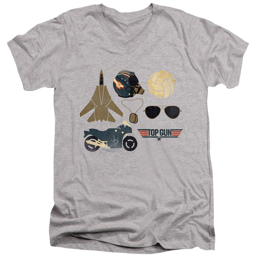 Top Gun Flight Gear V-Neck T-Shirt
