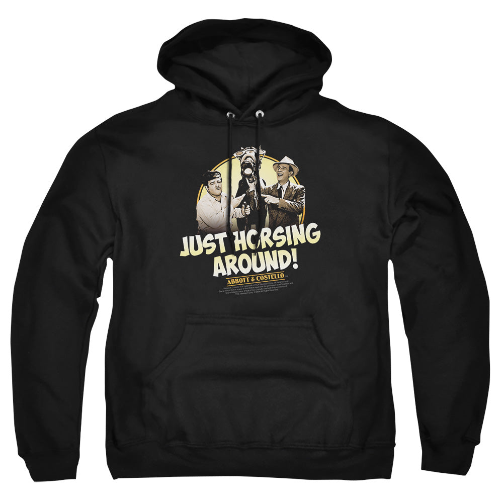 Abbott and Costello Horsing Around Pullover Hoodie