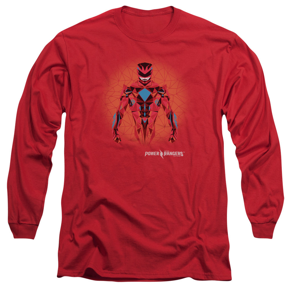 Mighty Morphin Power Rangers: The Movie Red Power Ranger Graphic Long Sleeve T-Shirt
