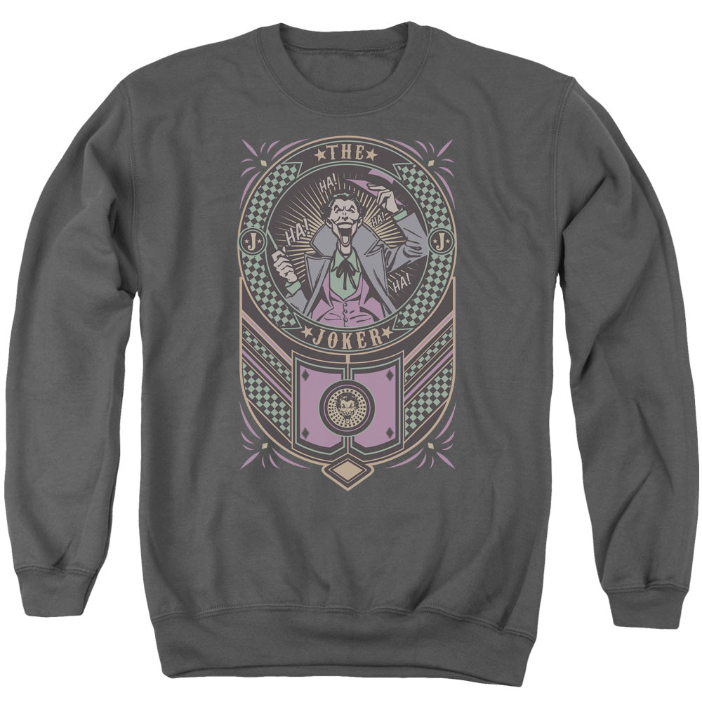 Batman Joker Checkered Sign Crewneck Sweatshirt