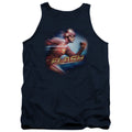 The Flash Fastest Man Navy Tank Top