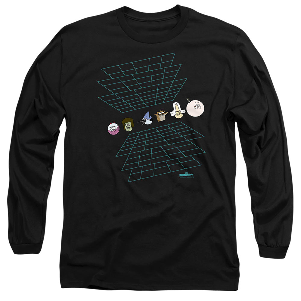 Regular Show Regular Grid Long Sleeve T-Shirt