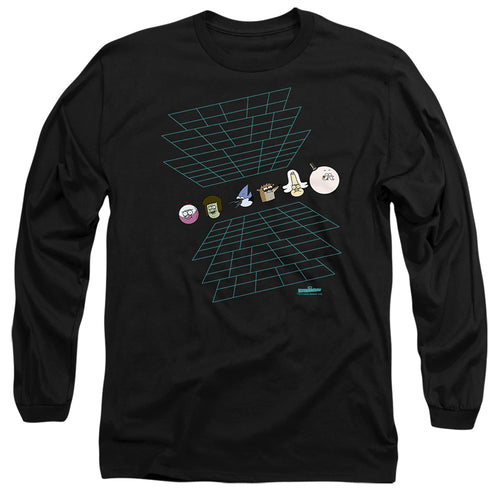 Regular Show Regular Grid Long Sleeve T-Shirt