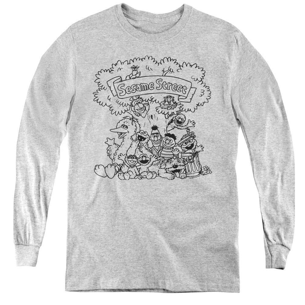 Sesame Street Simple Street Youth Long Sleeve T-Shirt