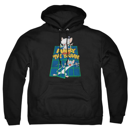 Pinky and the Brain Classic Logo Pullover Hoodie