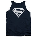 Superman Navy & White Shield Navy Tank Top