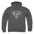 Superman Tribal Steel Logo Pullover Hoodie