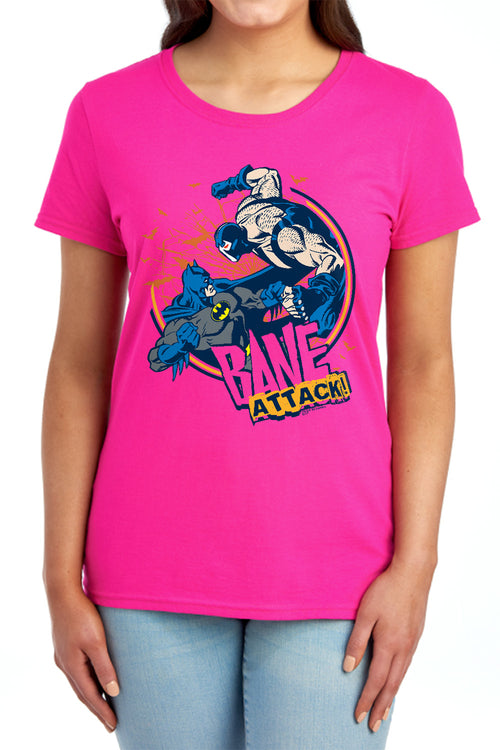 Batman Bane Attack! Womens T-Shirt