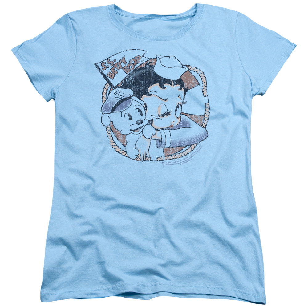 Betty Boop S.s. Vintage Womens T-Shirt