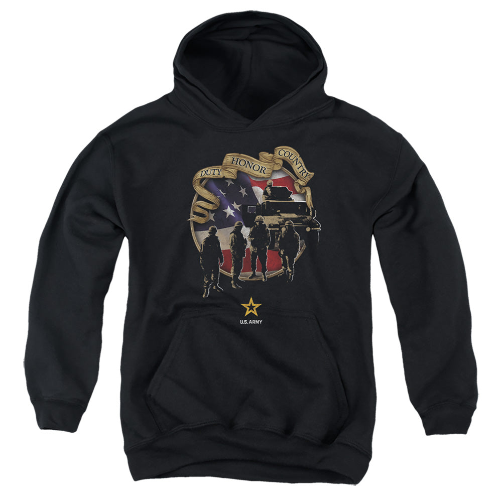 US Army Duty Honor Country Youth Hoodie