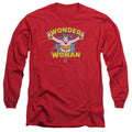 Wonder Woman Flying Through Long Sleeve T-Shirt