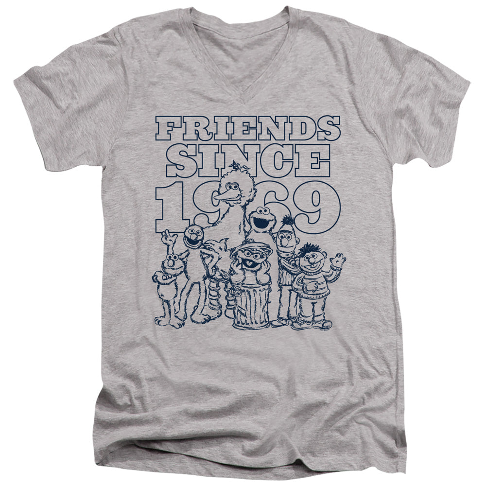 Sesame Street Friends Since V-Neck T-Shirt