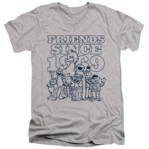 Sesame Street Friends Since V-Neck T-Shirt