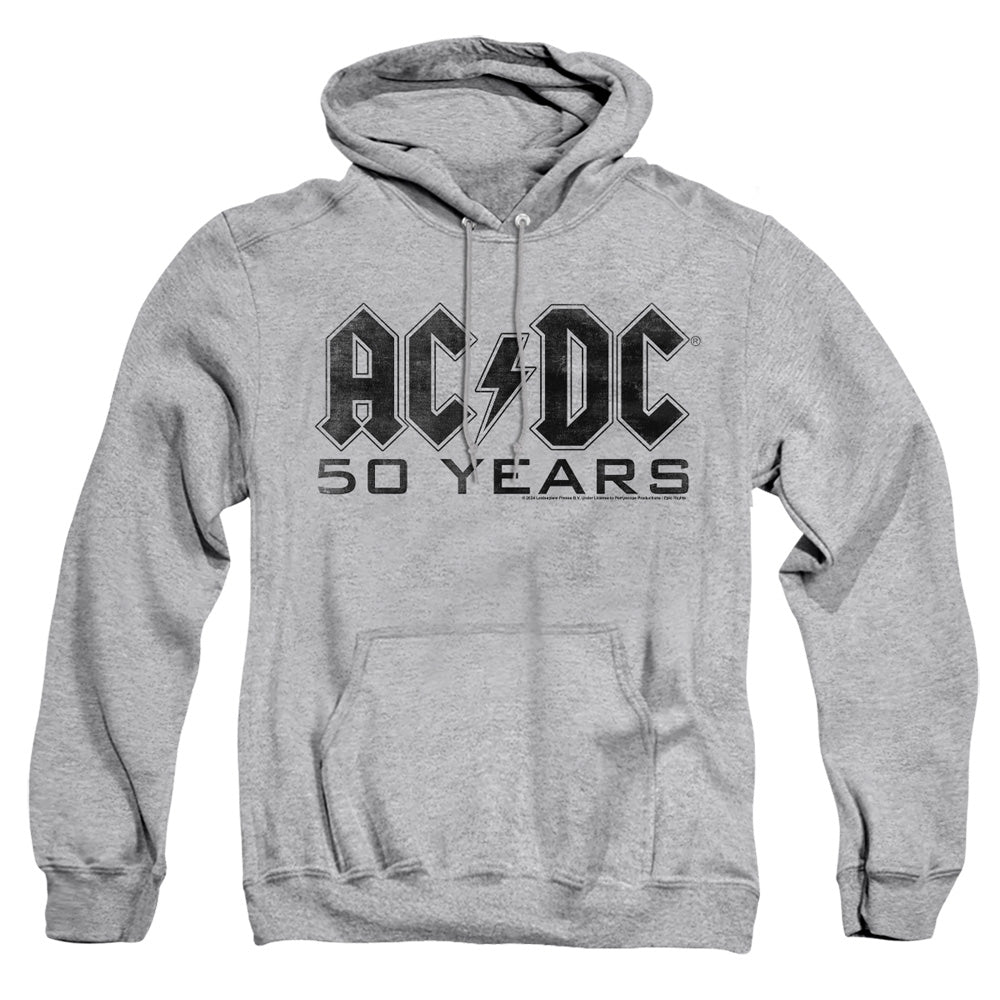 AC/DC Acdc 50 Years Logo Black Pullover Hoodie