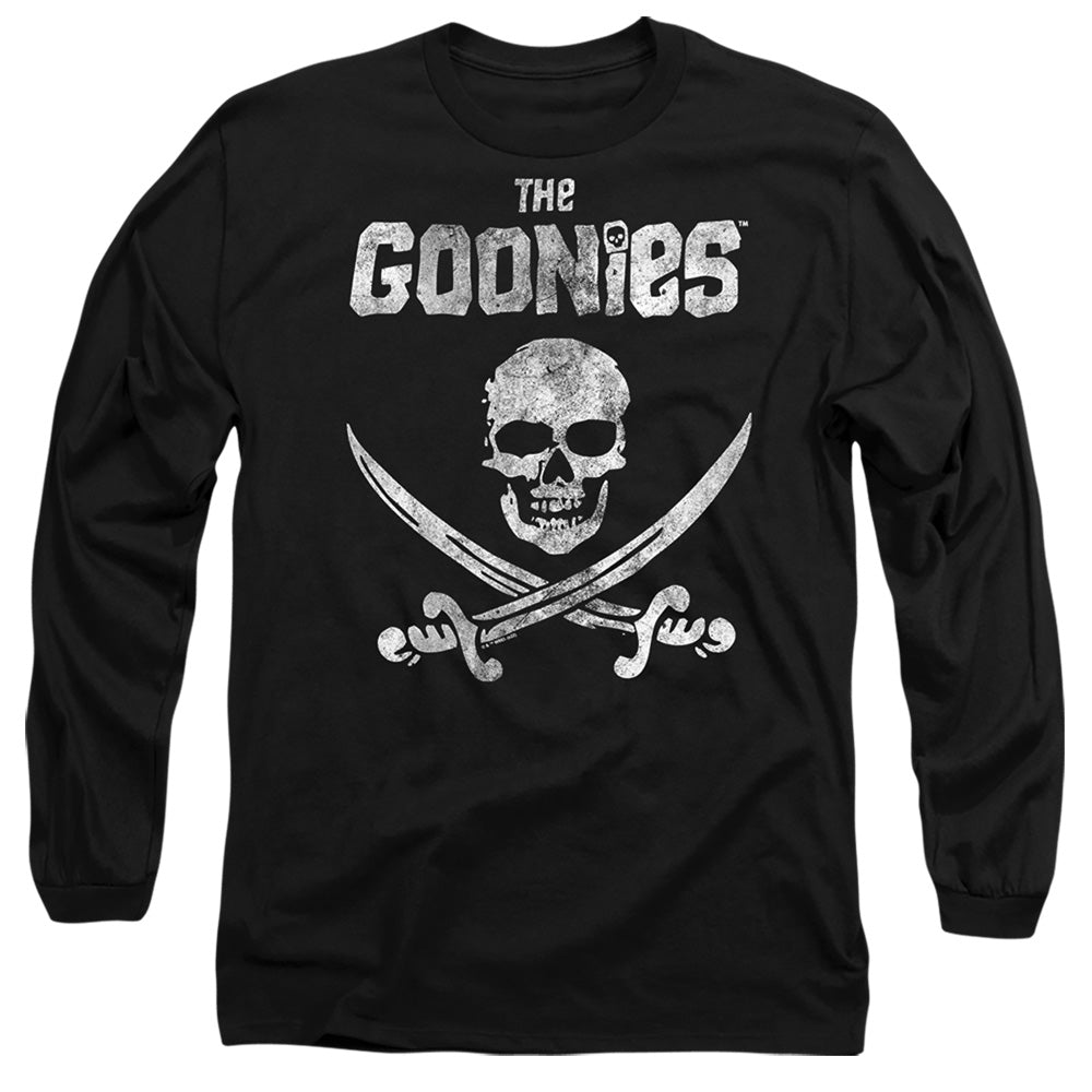 The Goonies Jolly Roger Distressed Long Sleeve T-Shirt