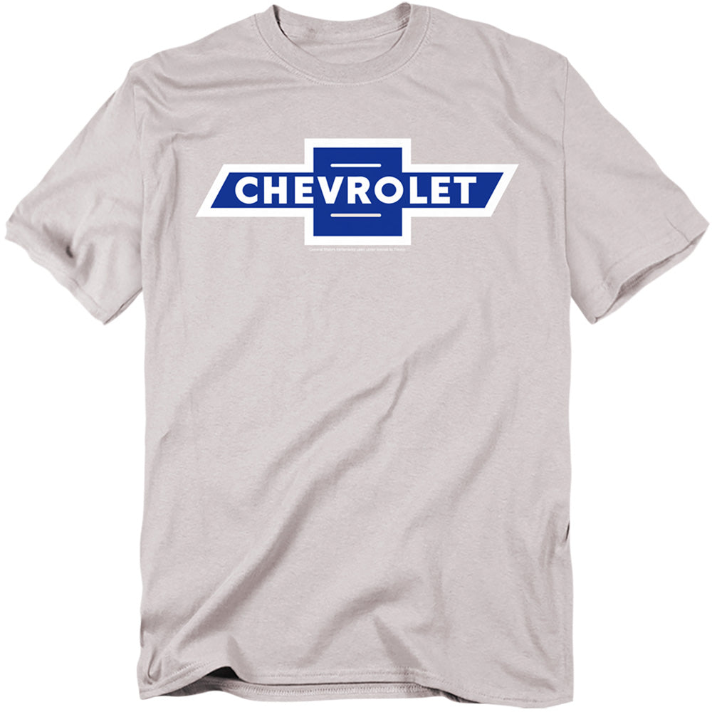 Chevy Vintage White Border Bowtie T-Shirt