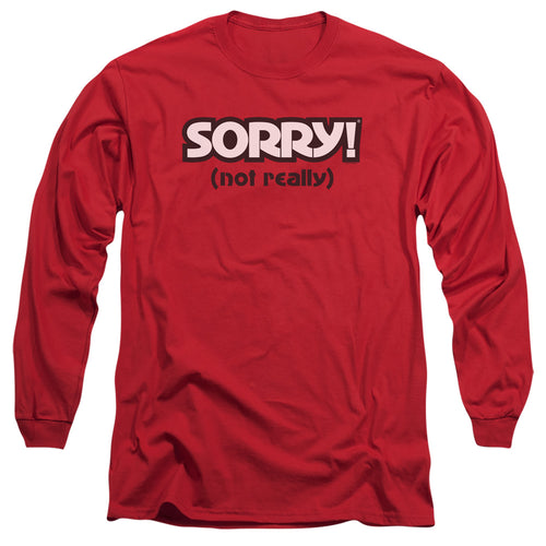 Sorry Not Really Red Long Sleeve T-Shirt