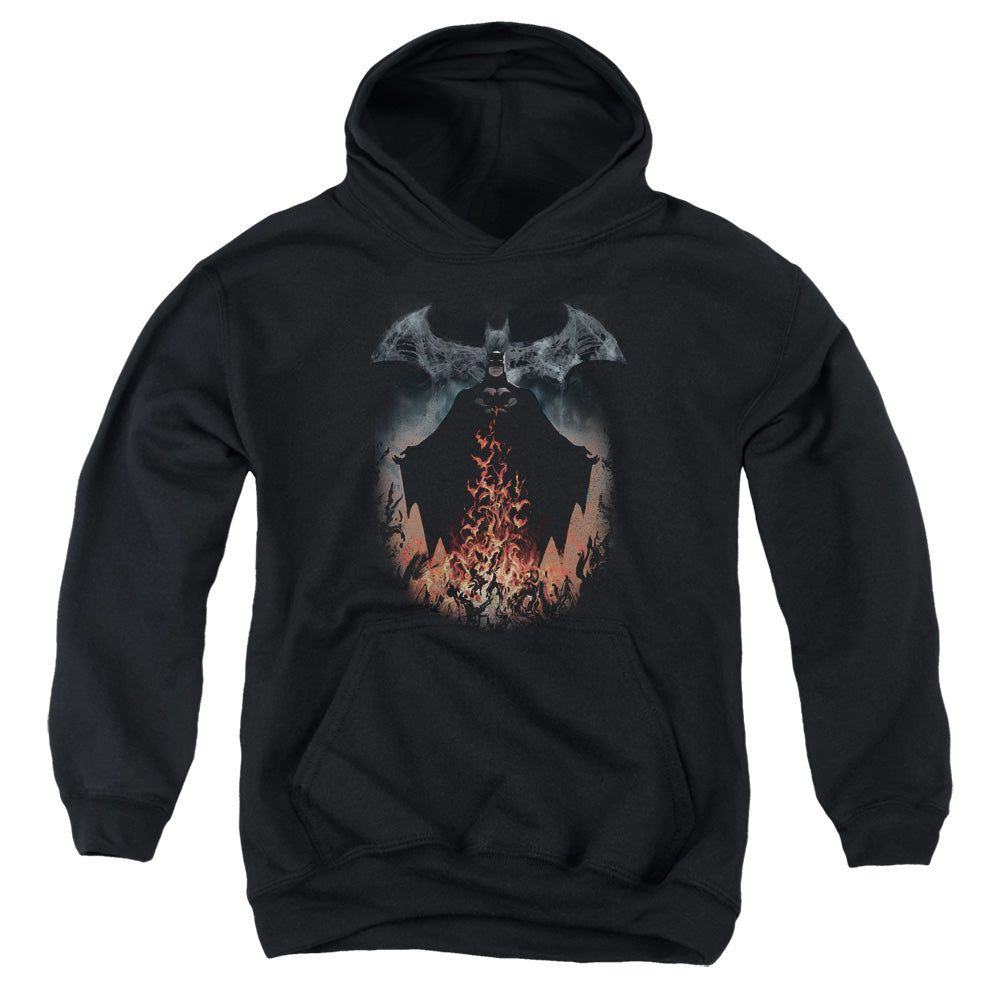Batman Smoke & Fire Youth Hoodie